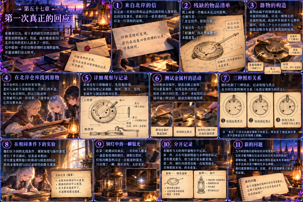 第五十七章 · 第一次真正的回应
